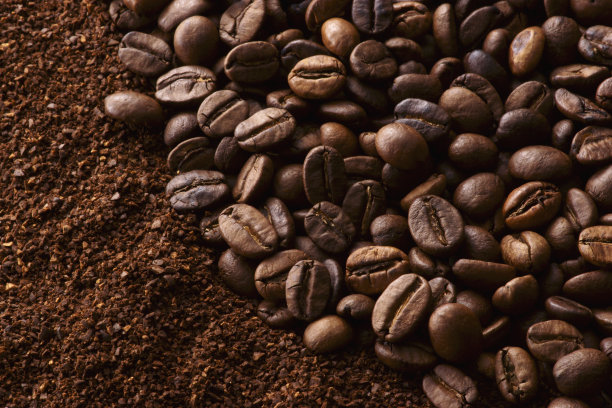 咖啡豆和咖啡豆