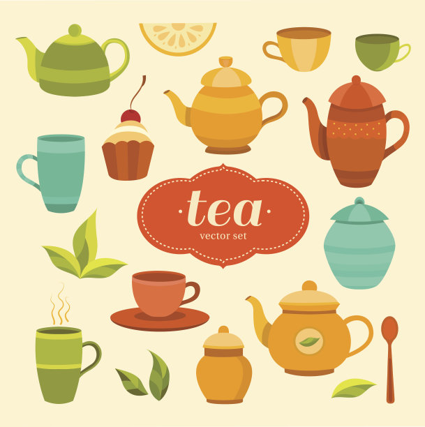 茶叶海报矢量图