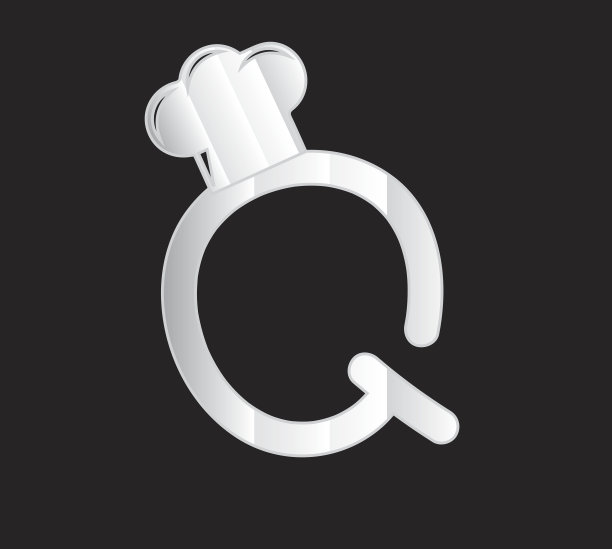 q字母英文logo