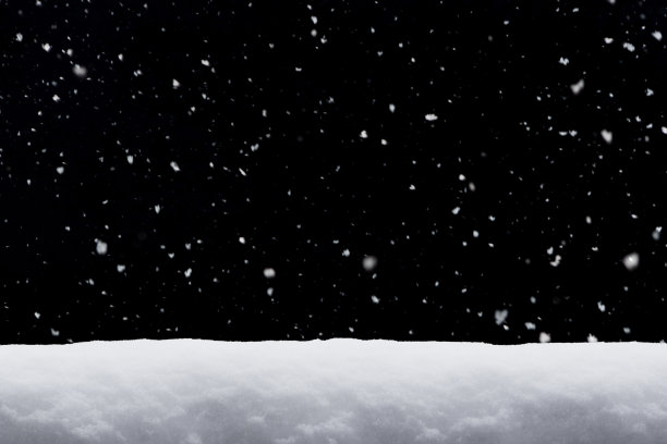 夜色雪景