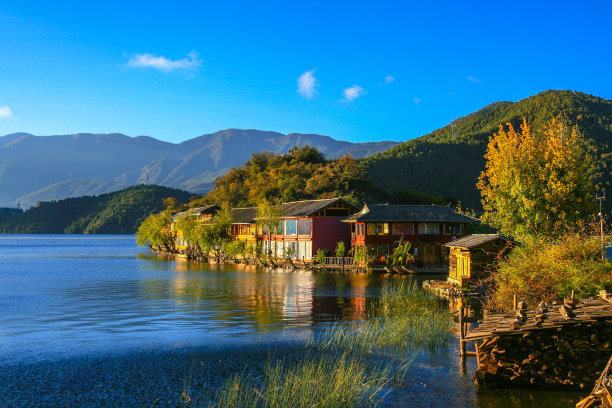 泸沽湖景色