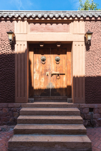 木制院门