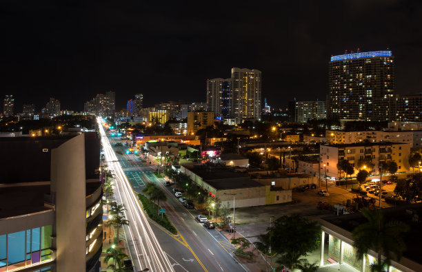 迈阿密城市夜景