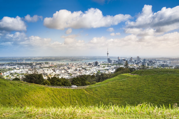 奥克兰小镇风景