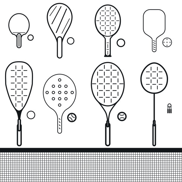 网球图标设计