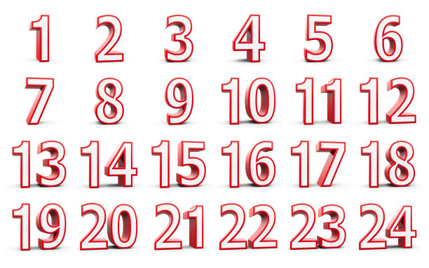 15字体数字设计