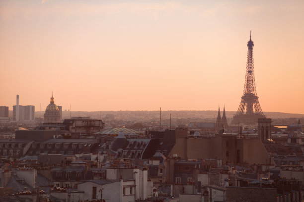 法国巴黎艾菲尔铁塔夜景
