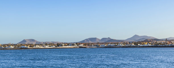 西班牙拉科鲁尼亚海港自然风景