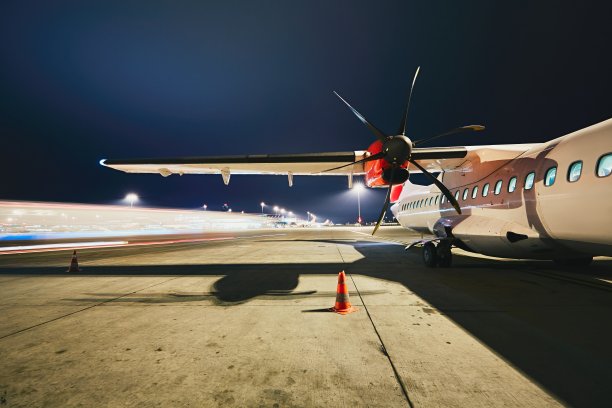 首都航空的夜景