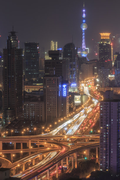 金茂大厦夜景