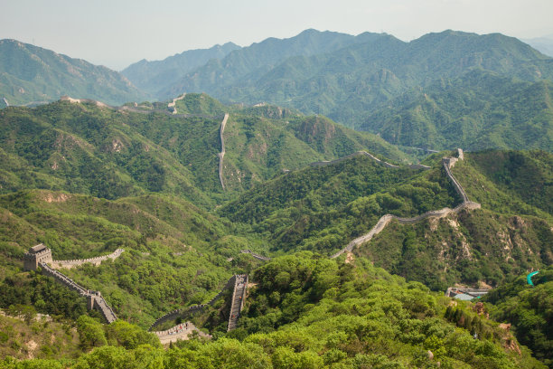 长城上观望风景