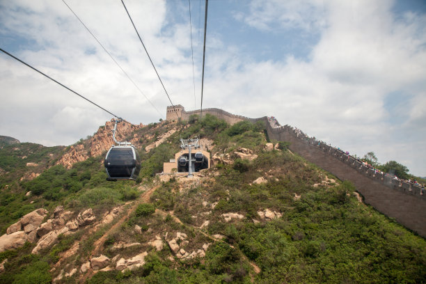 长城上观望风景