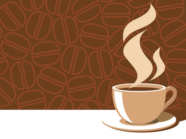 咖啡咖啡豆艺术挂画装饰画