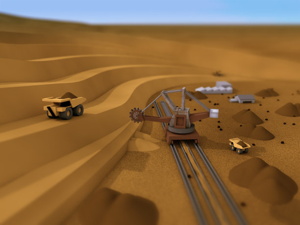 模拟煤矿矿井