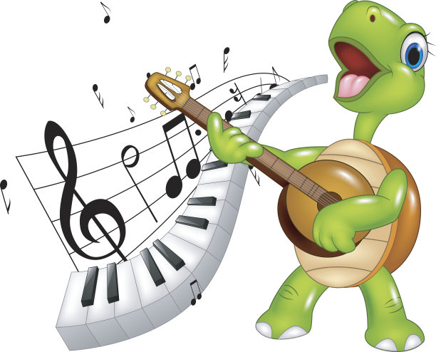 乌龟弹吉他