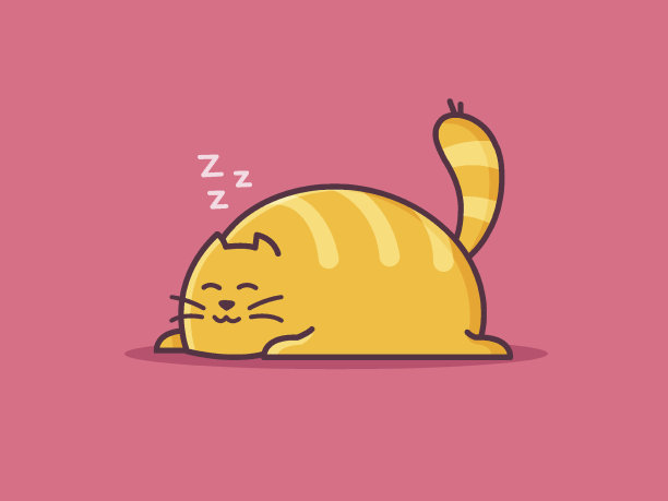睡梦中的猫