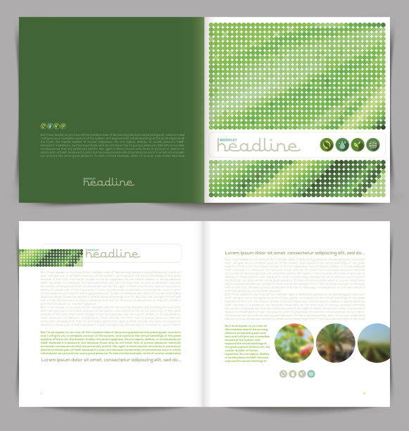环保绿色画册