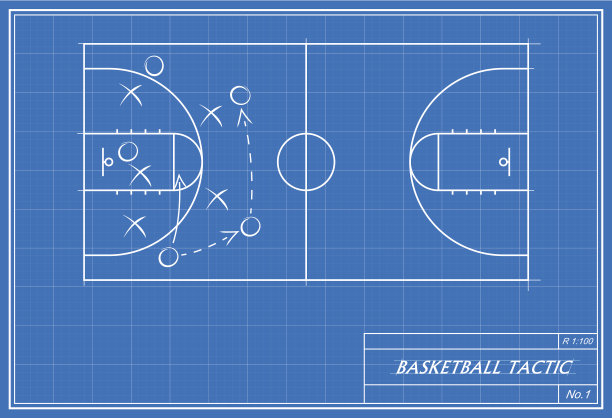 篮球场设计图