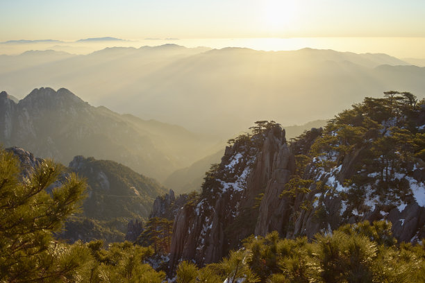 俯瞰华山