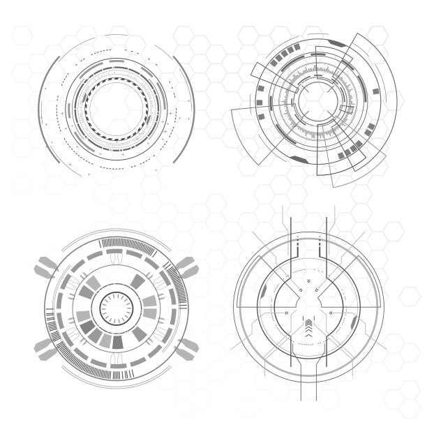 抽象科技能量圆环