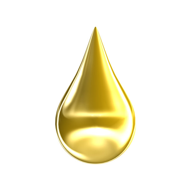 金黄色水滴