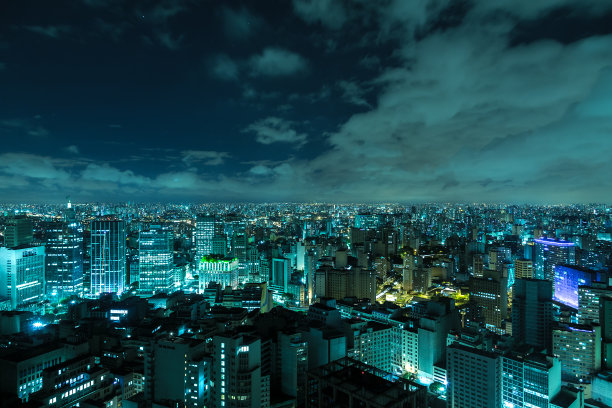 城市高清夜景图