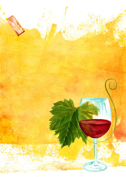 干红葡萄酒海报