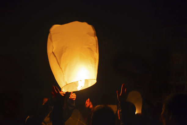 夜空中的烟花