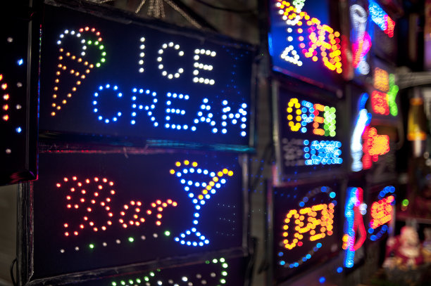 冰淇淋广告店招