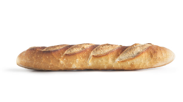 白底面包