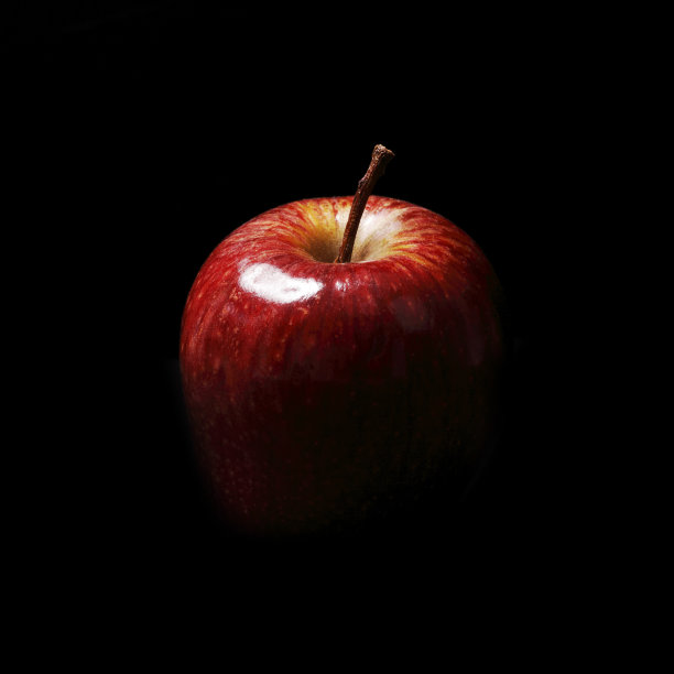 苹果黑背景