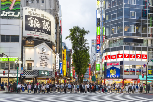 东京新宿,商业中心