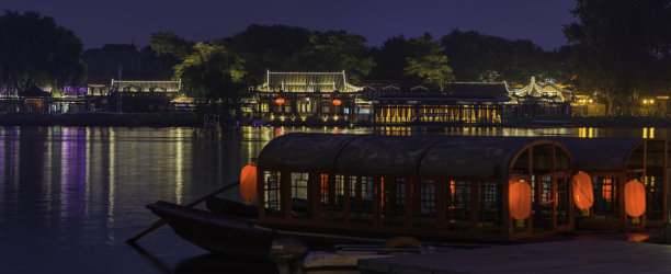 北京什刹海夜景