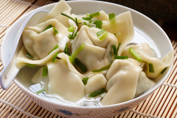 手工水饺特写