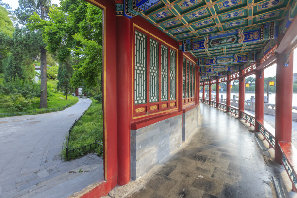 中式游廊建筑