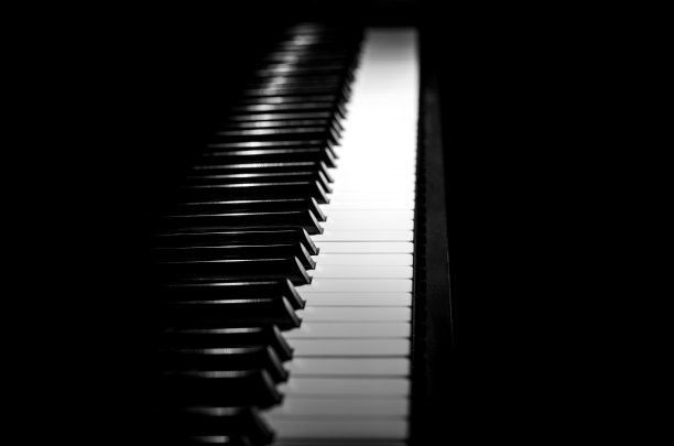 钢琴键盘音符