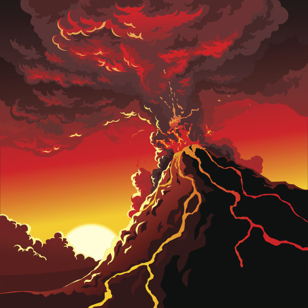 火山爆发