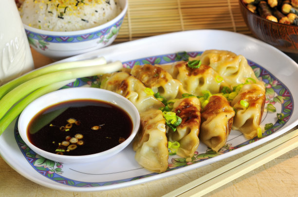 美味饺子高清特写 