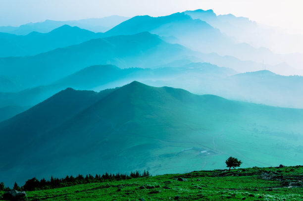 壮丽的大山风景