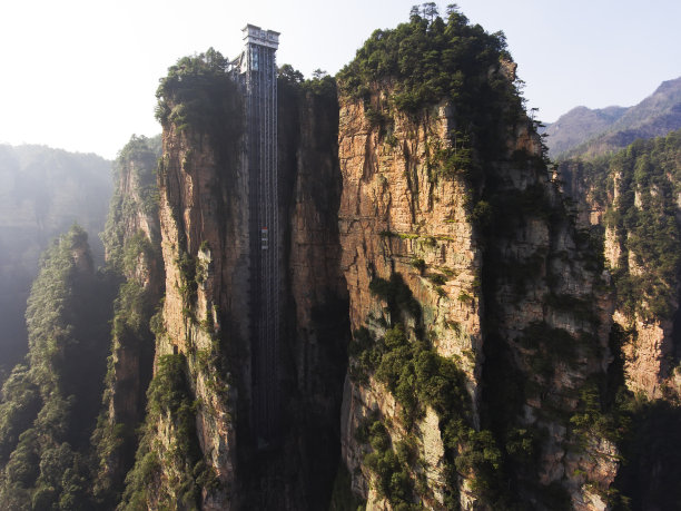 湖南省张家界风景山峰旅游景点