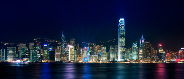 香港中银大厦夜景