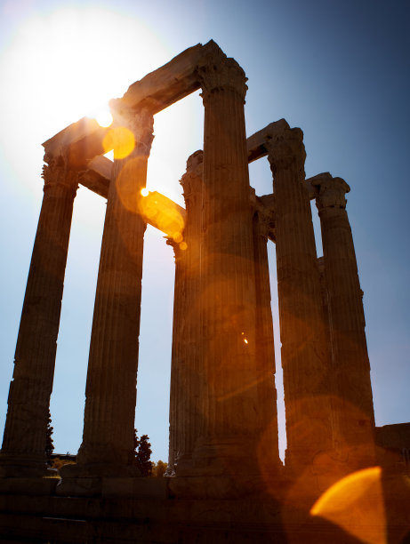 希腊雅典宙斯神庙遗址