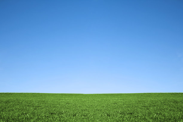 蓝天下的草原