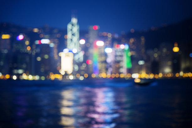 香港中银大厦夜景