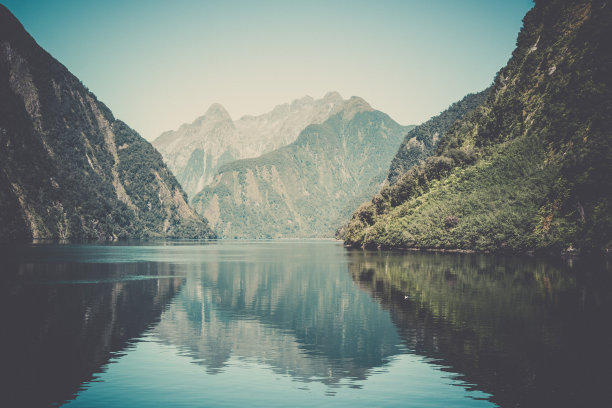 湖畔湖泊湖水河流江河