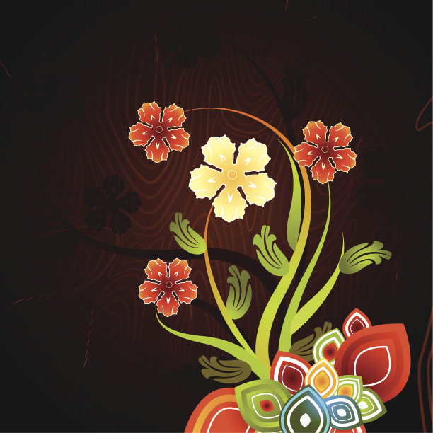 花卉盆景海报