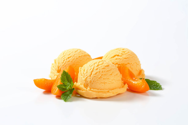 冰淇淋芒果布丁冰淇淋