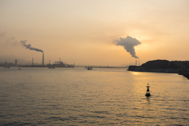 海上工业,烟筒污染