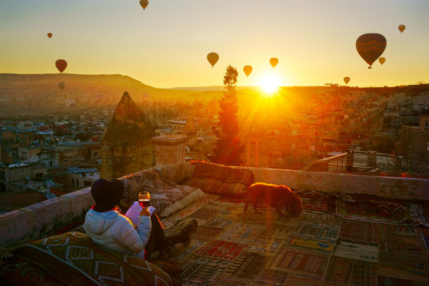 热气球,土耳其
