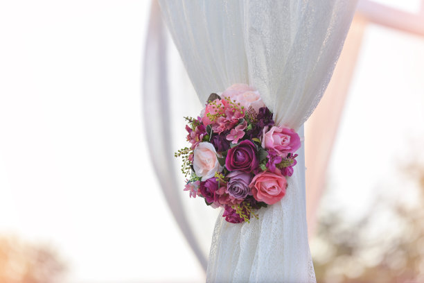 优雅紫色奢华婚礼设计